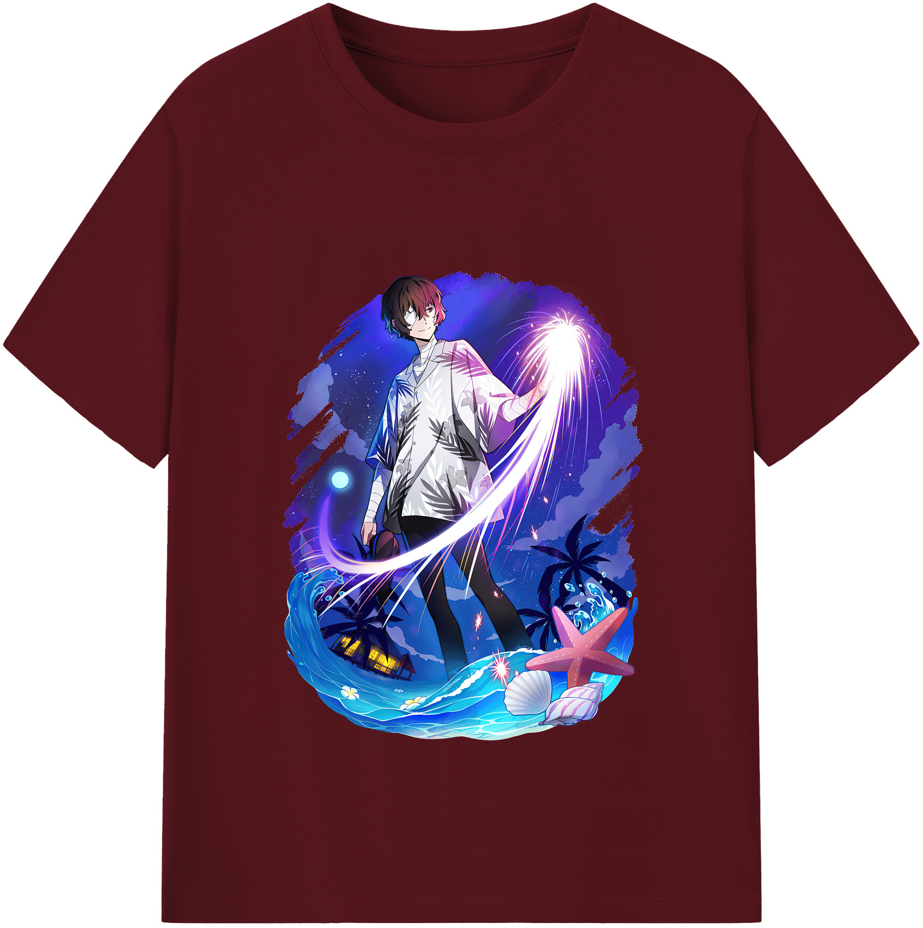 （画像用） 文豪ストレイドッグス Bungo Stray Dogs 綿100％半袖Tシャツ（フロントプリント）